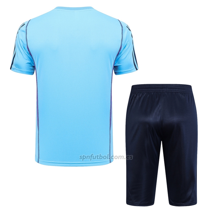 Chandal del Argentina Manga Corta 2023-2024 Azul - Pantalon Corto